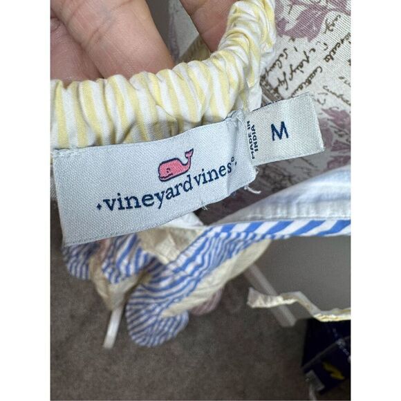 Vineyard Vines Party Stripe Halter Dress Medium - Picture 7 of 8